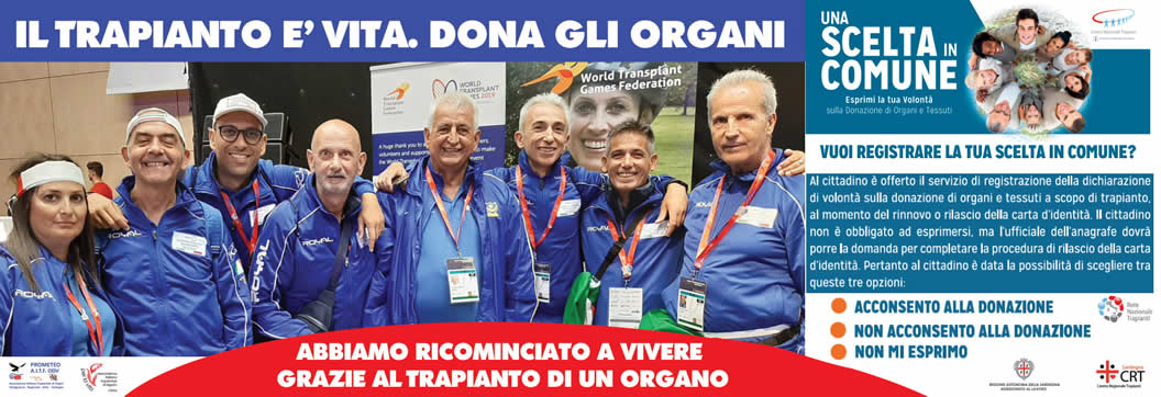 Promozione della donazione sui quotidiani locali