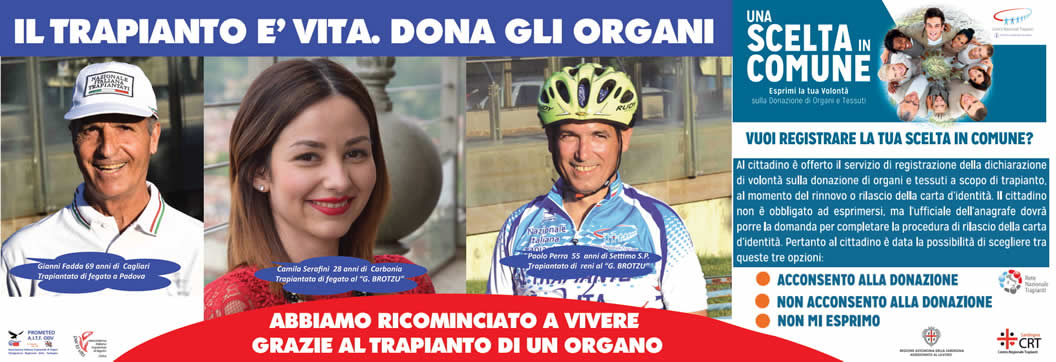 Promozione della donazione sui quotidiani locali