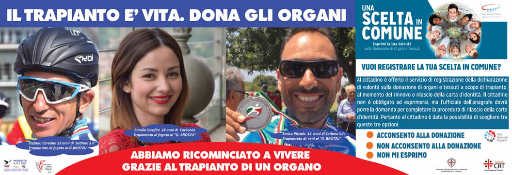 Promozione della donazione sui quotidiani locali