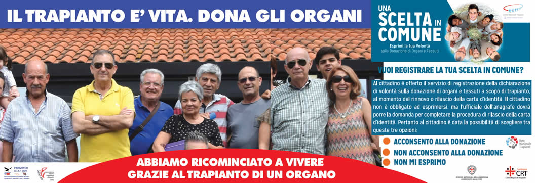 Promozione della donazione sui quotidiani locali
